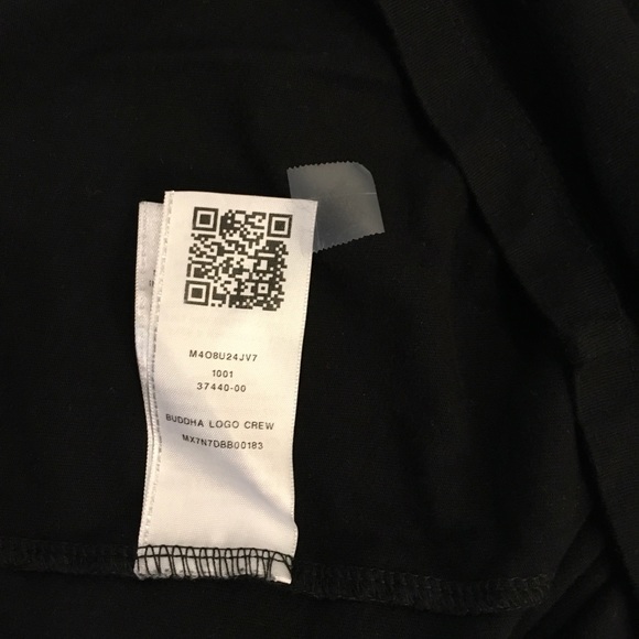 True Religion Men's Buddha Logo Print Tee T-Shirt in Black Size M - Picture 5 of 6